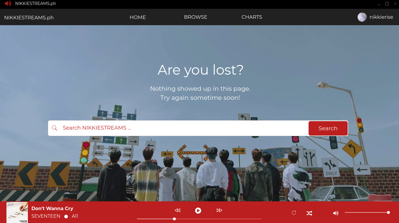 NIKKIESTREAMS.PH Error Page